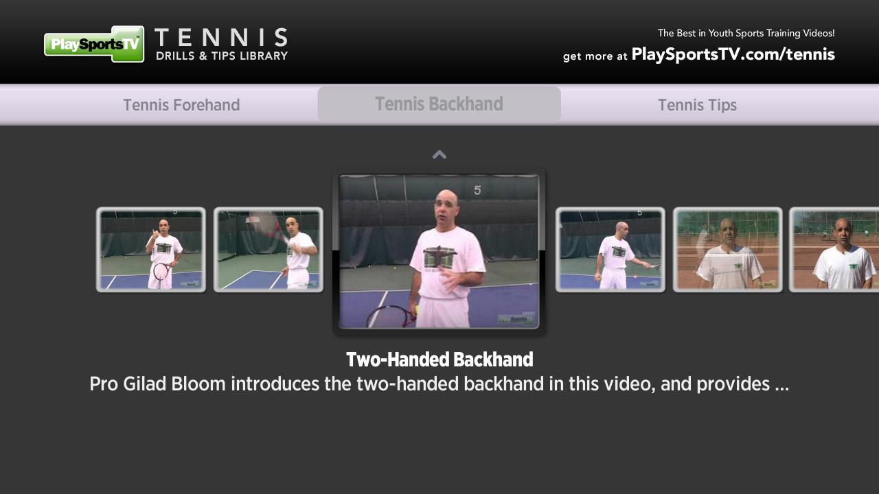 Tennis Drills & Tips Library TV App Roku Channel Store Roku